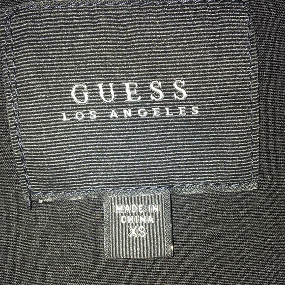 Guess, green, bomber jacket with snaps, Si… - Picture 8 of 9